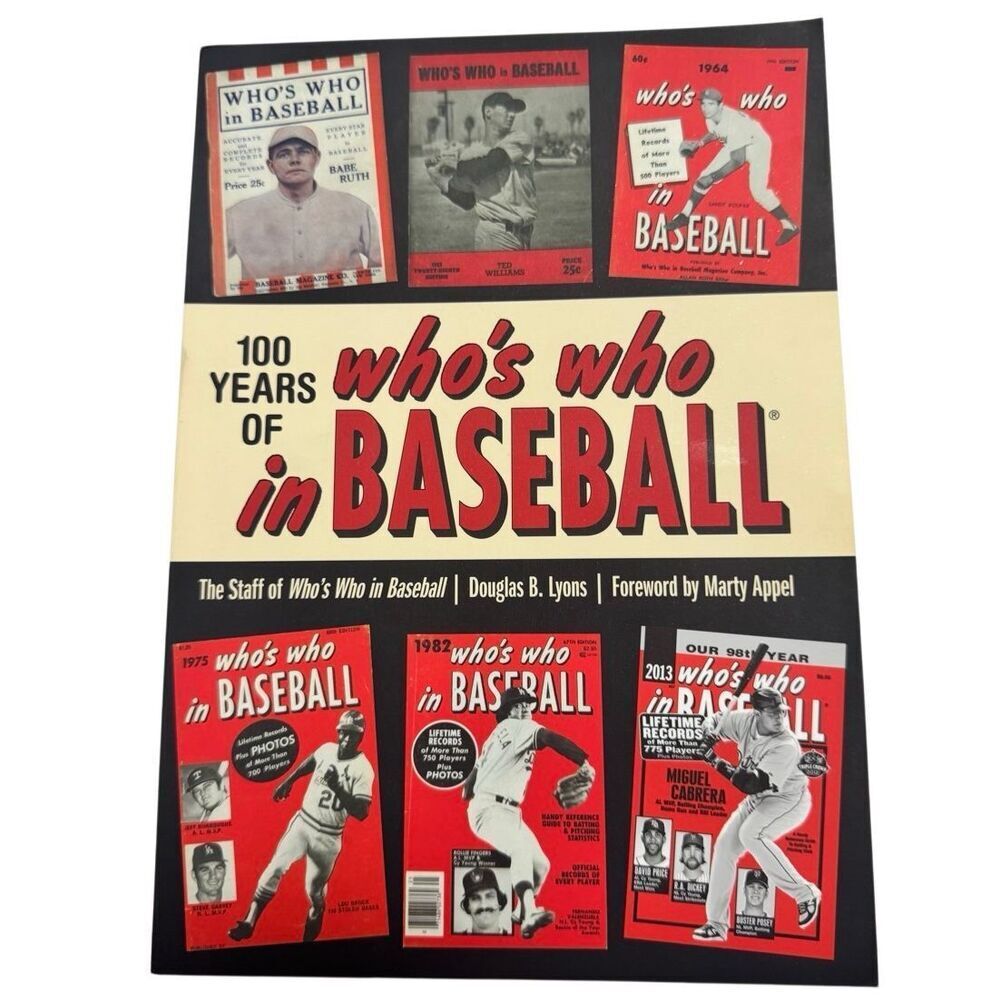 100 Years of Who's Who in Baseball by Lyons, Douglas B. (2015, paperback )